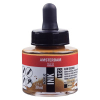 Тушь акриловая AMSTERDAM INK, (234) Сиена натуральная, 30мл, Royal Talens