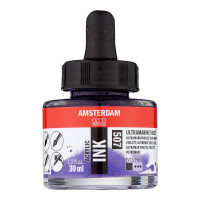 Тушь акриловая AMSTERDAM INK, (507) Ультрамарин фиолетовый, 30мл, Royal Talens