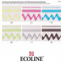 Набір акварельних маркерів двосторонніх Ecoline Basic Duo Tip, 6 штук, Royal Talens