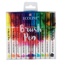 Набір акварельних маркерів Ecoline Brushpen, 10шт, Royal Talens