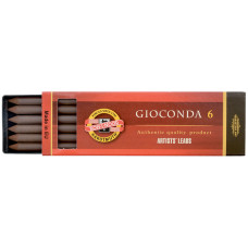 Грифель Gioconda 4377 Сепія коричнева світла 5,6 мм 6 штук, Koh-i-noor