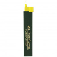Грифель 0,3мм HB Super-Polymer 12штук в пеналі 120300 Faber-Castell