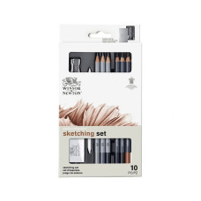Набір для графіки Winsor Newton Sketching 10 предметів, метал