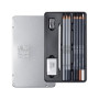 Набір для графіки Winsor Newton Sketching 10 предметів, метал