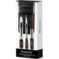 Набір пензлів Escoda Black Travel 3шт