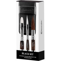 Набор кистей Escoda Black Travel 3шт 