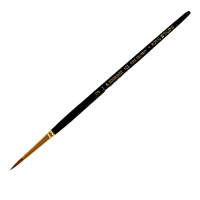 Кисть REMBRANDT серия 100 для акварели красный колонок круглая №3 короткая ручка