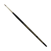 Кисть REMBRANDT серия 114 для акварели белка круглая №2 короткая ручка