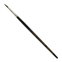 Пензель REMBRANDT серія 114 для акварелі білка кругла №4 коротка ручка
