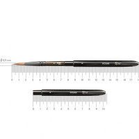 Соболь круглий, TRAVEL BRUSH, OCEAN 168, № 6, к.р. кисть ROSA