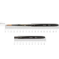 Соболь круглий, TRAVEL BRUSH, OCEAN 168, № 8, к.р. кисть ROSA