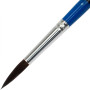 Пензель білка кругла ROSA Studio № 8, коротка ручка