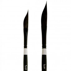 Кисть для акварели 3012S Black Velvet Silver Brush