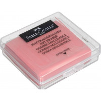Ластик клячка цветная Faber-Castell в пластиковом чехле, 127321