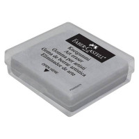 Ластик клячка серая Faber-Castell в пластиковом чехле, 127220