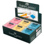 Гумка клячка кольорова Faber-Castell у пластиковому чохлі, 127321
