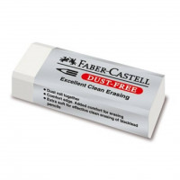 Ластик DUST-FREE білий вініл 187120 FABER-CASTELL Німеччина