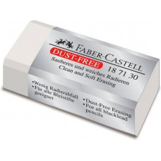 Ластик DUST-FREE білий вініл 187130 FABER-CASTELL Німеччина