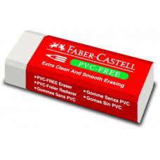 Ластик PVC-Free, Faber-Castell белый виниловый 7095-20