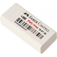 Ластик PVC-Free, Faber-Castell белый виниловый 7086-30
