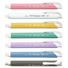 Ластик Penac Tri Eraser ET0401 в пластиковом держателе