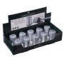 Точилка Faber-Castell Grip 2001 Mini із контейнером на один отвір, срібло, 183700