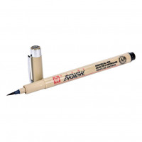Линер-кисточка PIGMA Brush, Черный, Sakura