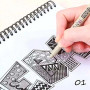 Линер Sakura Pigma Micron 01 Черный, толщина линии 0.25 мм