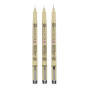 Набір лінерів Pigma Micron 3 штуки Чорні, Sakura