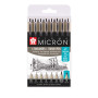 Набір лінерів Pigma Micron 6шт, Brush 1шт і PN 1шт, Sakura