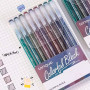 Набір кольорових ручок Colorful Black 0,6 мм LG-D0565 9 штук, Languo