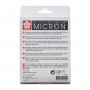 Набір лінерів PIGMA Micron 10 штук Чорні, Sakura