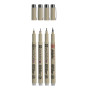 Набір лінерів PIGMA Micron 4 штуки Сірий, Sakura