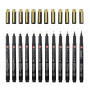Набір лінерів Pigma Micron Black&Gold 12 шт лімітована колекція, Sakura