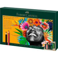 Подарочные карандаши Faber-Castell Polychromos 40 цветов с аксессуарами