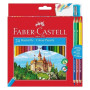 Набор 24 цветных карандаша Замок и подарок Faber-Castell, 110324