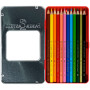 Набор 12 цветных карандашей Замок в пенале Faber-Castell, 115801