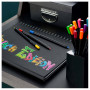 Набір 12 кольорових олівців Black Edition у пеналі, Faber-Castell