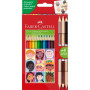 Набір 12 кольорових олівців Children і 3 у подарунок, Faber-Castell