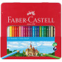 Набір 24 кольорові олівці Замок у пеналі Faber-Castell, 115824