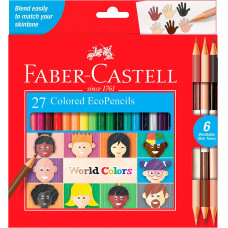 Набор 24 цветных карандашей Children и 3 в подарок, Faber-Castell
