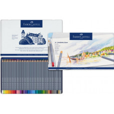 Набір акварельних олівців Faber-Castell Goldfaber Aqua 36 кольорів