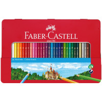 Набір 60 кольорових олівців Замок аксесуари в пеналі, Faber-Castell