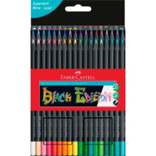 Набор 36 цветных карандашей Black Edition, Faber-Castell