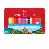 Набір 48 кольорових олівців Замок аксесуари в пеналі, Faber-Castell