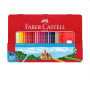 Набір 48 кольорових олівців Замок аксесуари в пеналі, Faber-Castell