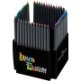 Набір 50 кольорових олівців Black Edition, Faber-Castell