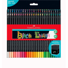 Набір 50 кольорових олівців Black Edition, Faber-Castell