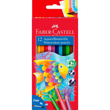 Набор 12 акварельных карандаша Рыбка Faber-Castell, 114413