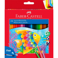 Набір 24 акварельних олівця Рибка Faber-Castell, 114425